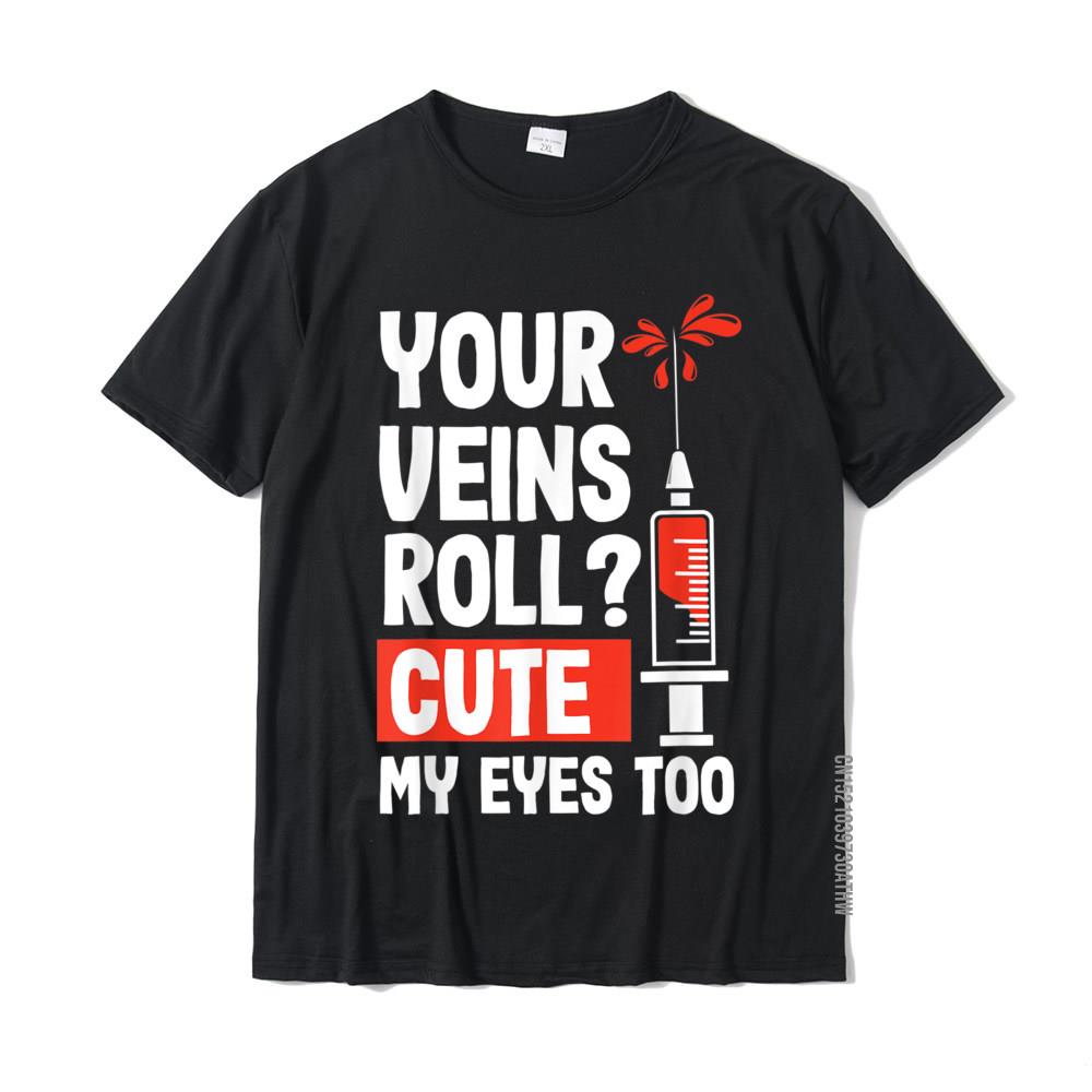 

Phlebotomist Funny Cute Phlebotomy Technician Nurse Gift T-Shirt Tees Graphic Leisure Cotton Men T Shirts Camisa 3XL чорний
