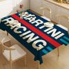 MARTINI COOL RACING Tablecloth Themed Indoor Outdoor Picnic Party Tablecover Kitchen Dining Table Wedding Decor
