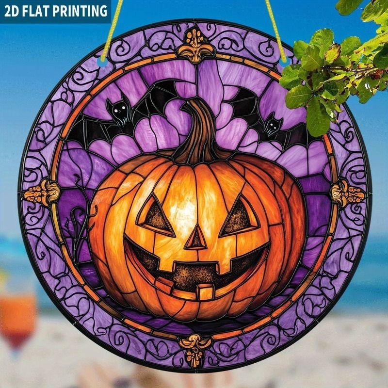 2D Flat Hanging Decorative Metal Sign Hand Painted Art