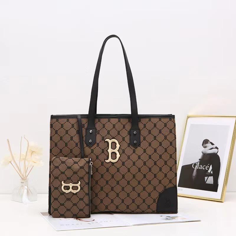New Korea MLB NY Large-Capacity Fashion Tote Bag - Versatile Single Shoulder Handbag