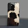 Electroplated Glass Phone Case Suitable for Samsung Galaxy S26 S25 S24 S23 S22 S20 S11 S10 FE Ultra Plus Anti Drop Cow Pattern
