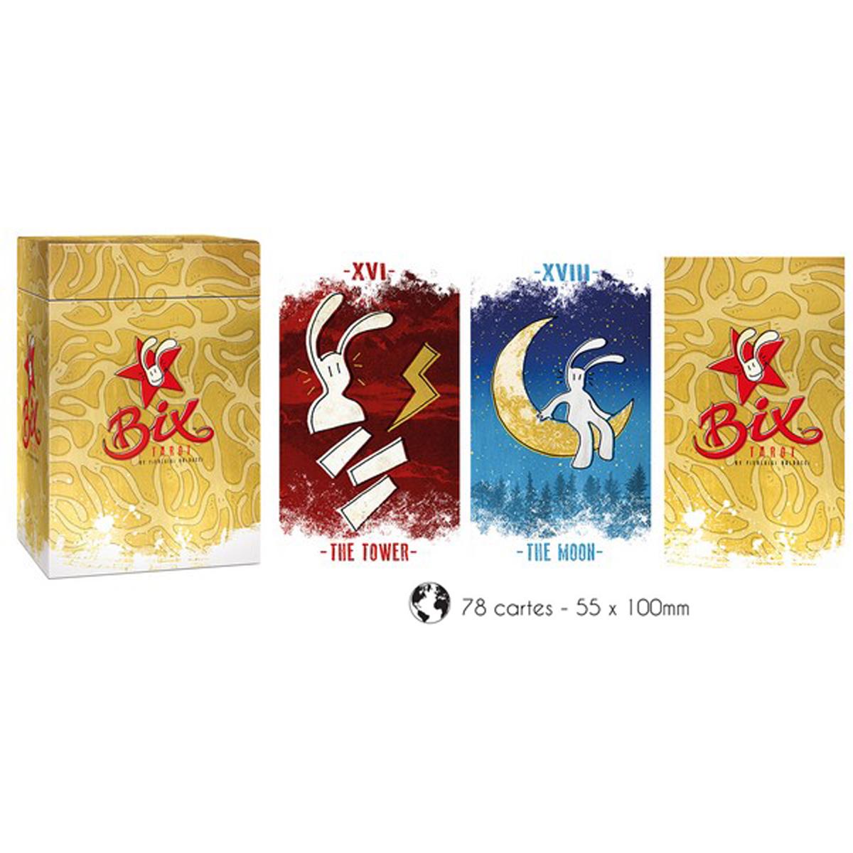 

Les Trésors De Lily [A1296] - Коллекционер Таро Bix Tarot бежево-красный - 11x7x5 см