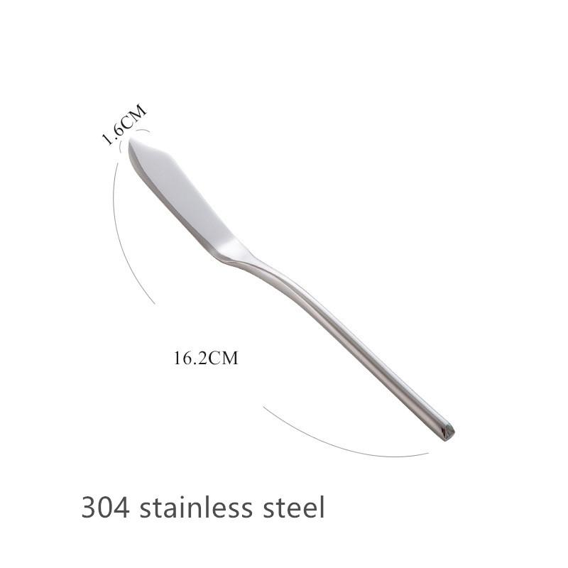 304 Stainless Steel Butter Knife, Jam Spatula, Butter Spreading Sauce, Cheese, Western Cheese, Kitchen Tools, Tableware