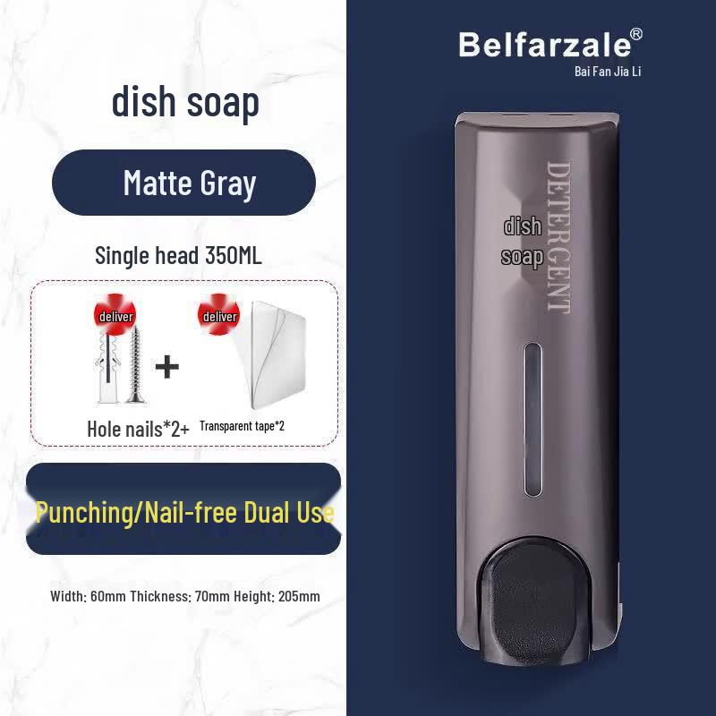 LIEI Ceramic Wall-Mounted Soap Dispenser