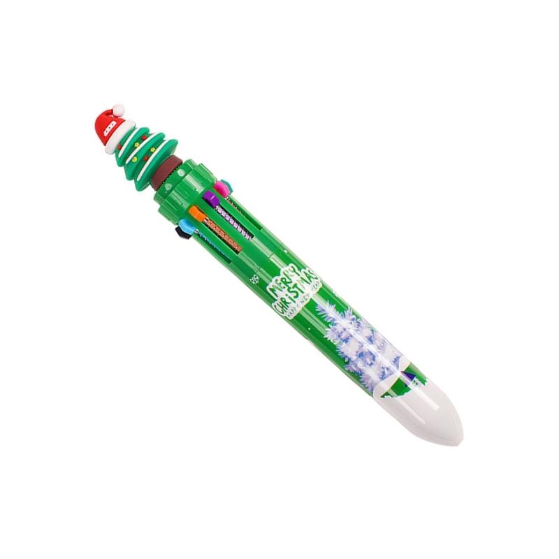 Christmas Pen Retractable Ballpoint Pen Christmas Party Favor Supplies for Kid Student Calss Reward