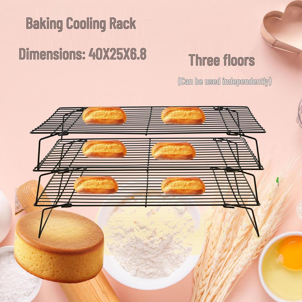 Cake Cooling & Bread Baking Rack with Computer Stand Functionality
