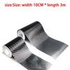 1 Protective Sticker for Car Anti-trampling and Anti-scratch Carbon Fiber Pattern Door Sill 10cm Wide * 3 Meters Long