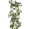 Eucalyptus & Rose Decorative Artificial Flower Vine for Home