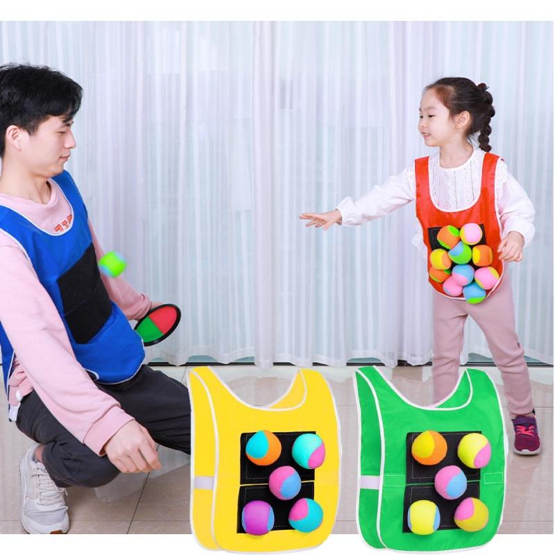 Soft And Fluffy Children's Sticky Ball Outdoor Toy With 4/5 Bonus Balls