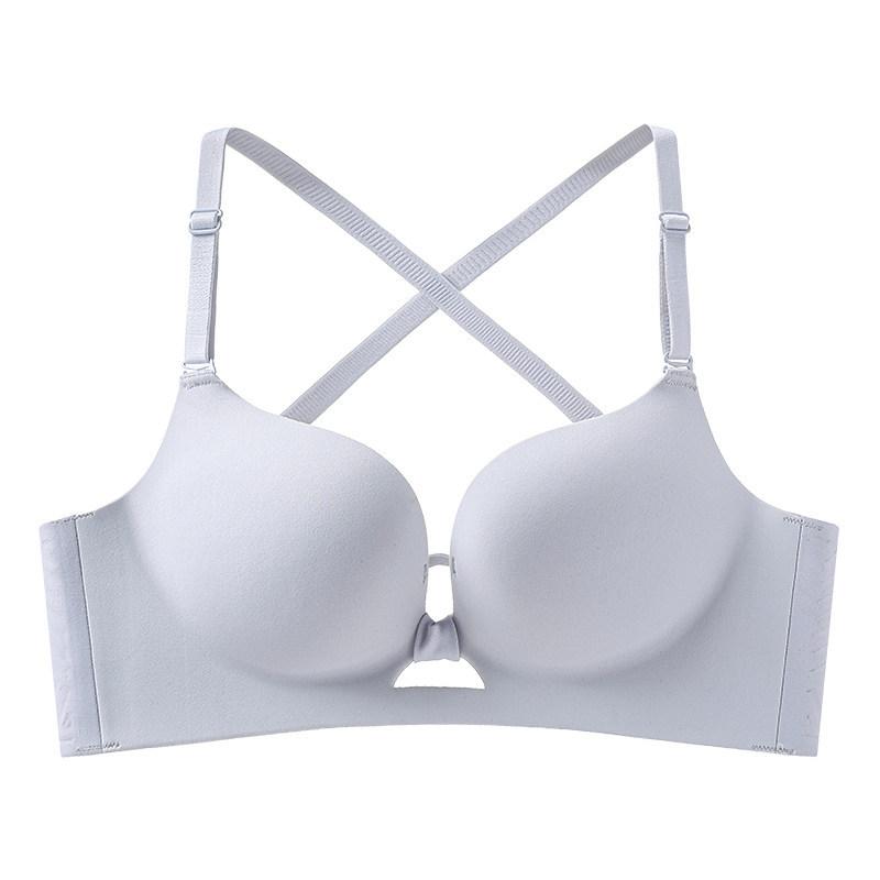 

Women s Spring and Summer No Trace of Invisible Up To Gather Anti Sagging Beauty Back Backless Underwear 32/70AB синий