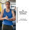 Deník pro hubnutí Ztracená kila & Sledování tělesných mír Cvičební fitness plánovač Pro muže ženy Nadšence do posilovny