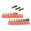 12/24 Pieces S2 Alloy Steel Hexagonal Screwdriver Bit Set, 25mm Hex Shank, Magnetic Safety Screwdriver Bit With Storage Strip