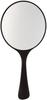 Nakatani Brothers Company Yamanaka Lacquerware Round Hand Flowers and Plants Mirror, Black, 33-0906