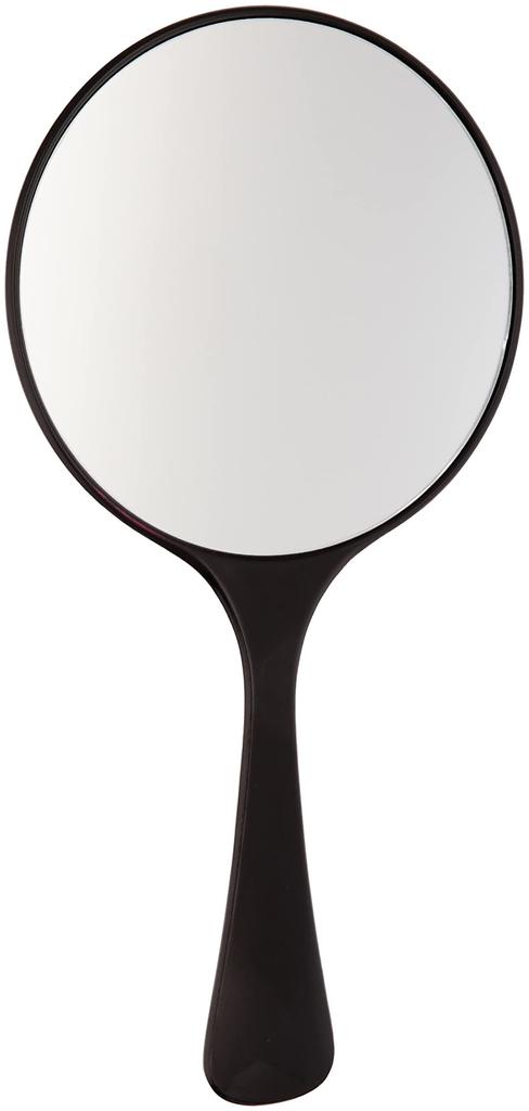 Nakatani Brothers Company Yamanaka Lacquerware Round Hand Flowers and Plants Mirror, Black, 33-0906