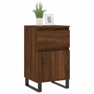 Sideboards 2 Pcs Brown Oak Effect 40 X 35 X 70 Cm Engineered Wood