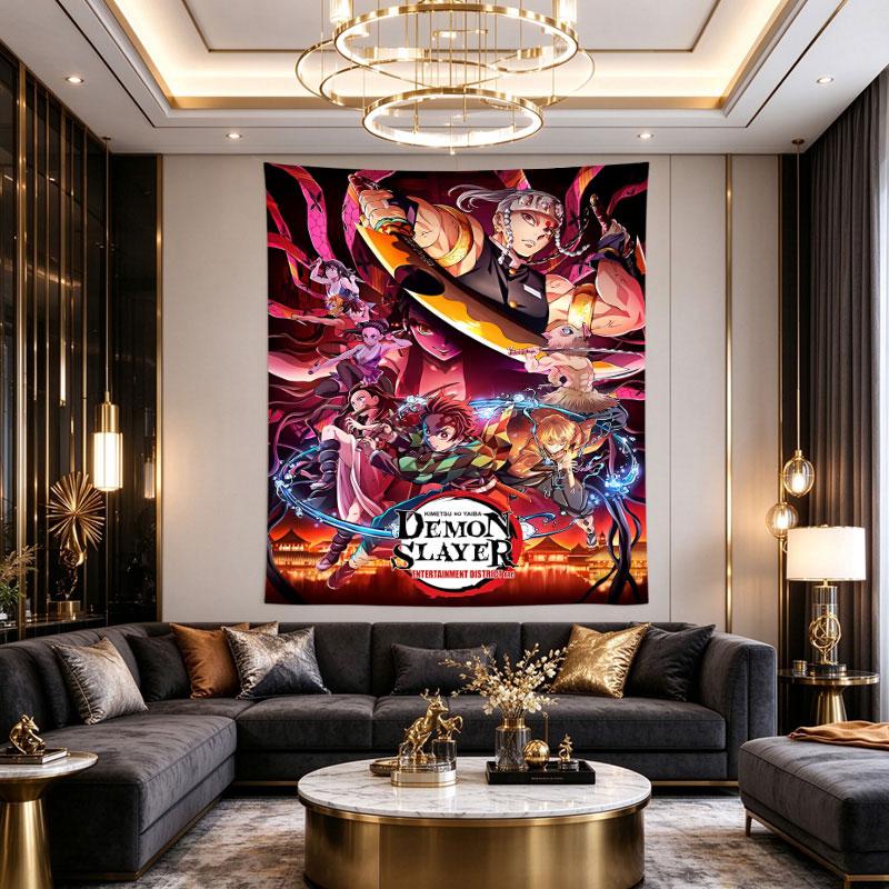 Demon Slayer Entertainment District Arc Tengen Anime Poster