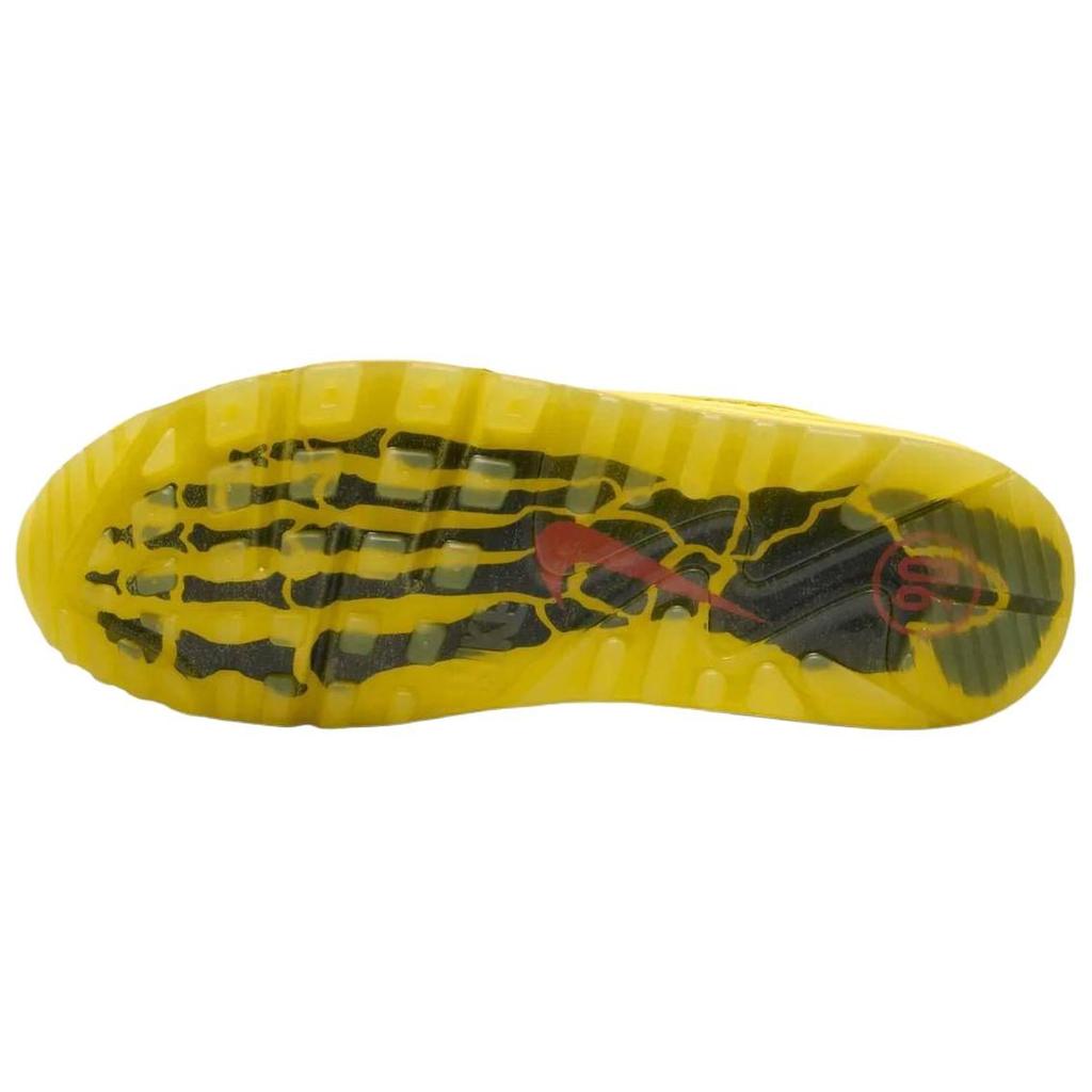 Nike Air Max 90 Support Running Shoes Men's Yellow Black HJ0624-758