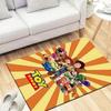 1pc Toy Story Pattern Area Rug Soft Flannel Floor Mat for Living Room, Bedroom, Sofa Coffee Table Floor Mat