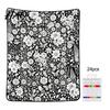 Personalized Coloring Project for Home DIY Blanket, Cartoon Patterns Print Soft Polyester Throw, Fabric Interactive Creative Family Art Projects