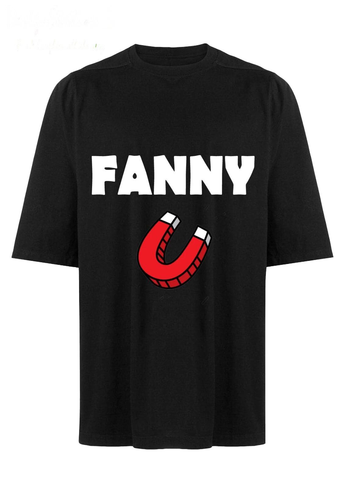 Fanny Magnet Fun/Rude Adult Statement Crew Neck T-Shirt, XL