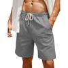 Men's Casual Shorts Summer Fashion Middle Pants Beach Style Simple Loose Drawstring Elastic Waist Jogging Sports