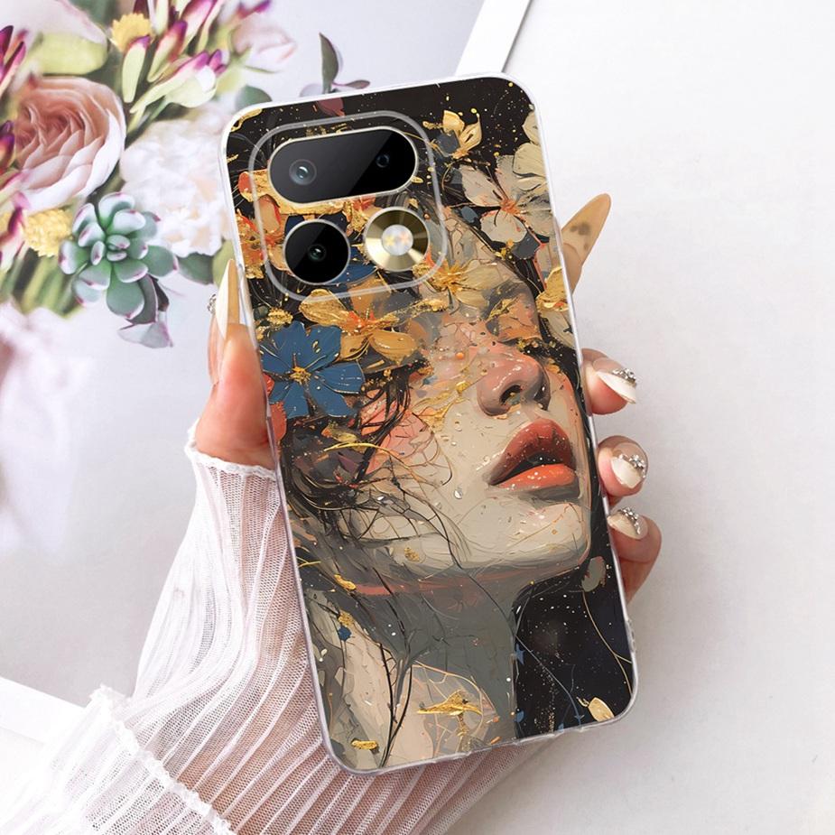 For Realme 16 Pro 5G Case RMX5121 Luxury Flowers Painted Cover Soft Slim Phone Case For Realme 16 Pro Plus Realme16 Pro+ 5G Bags