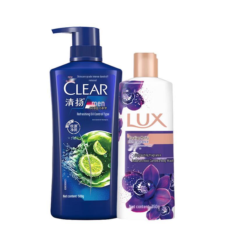 

Набор Clear Мужской Шампунь против перхоти и Гель для душа Lux
