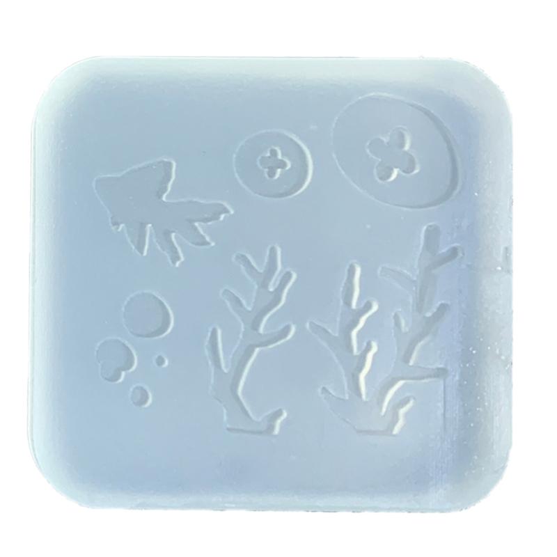 

Flexible Silicone Mold for DIY Crafts Easy to Clean Epoxy Resin Molds Fish/Coral Shaped Jewelry Decorations Making Mould