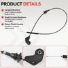 For BMW X5 E53 1999-2006 3.0d 3.0i 4.4i 4.6is 4.8is Hood Bonnet Release Cable 51238402615 Engine Lock Latch Mechanism Repair Kit