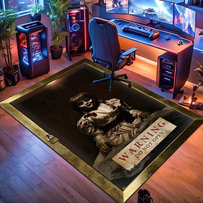 Darkness Unleashed: Annabelle's Creation carpet floor mats Doormat Room Dormitory decoration Bathroom mat