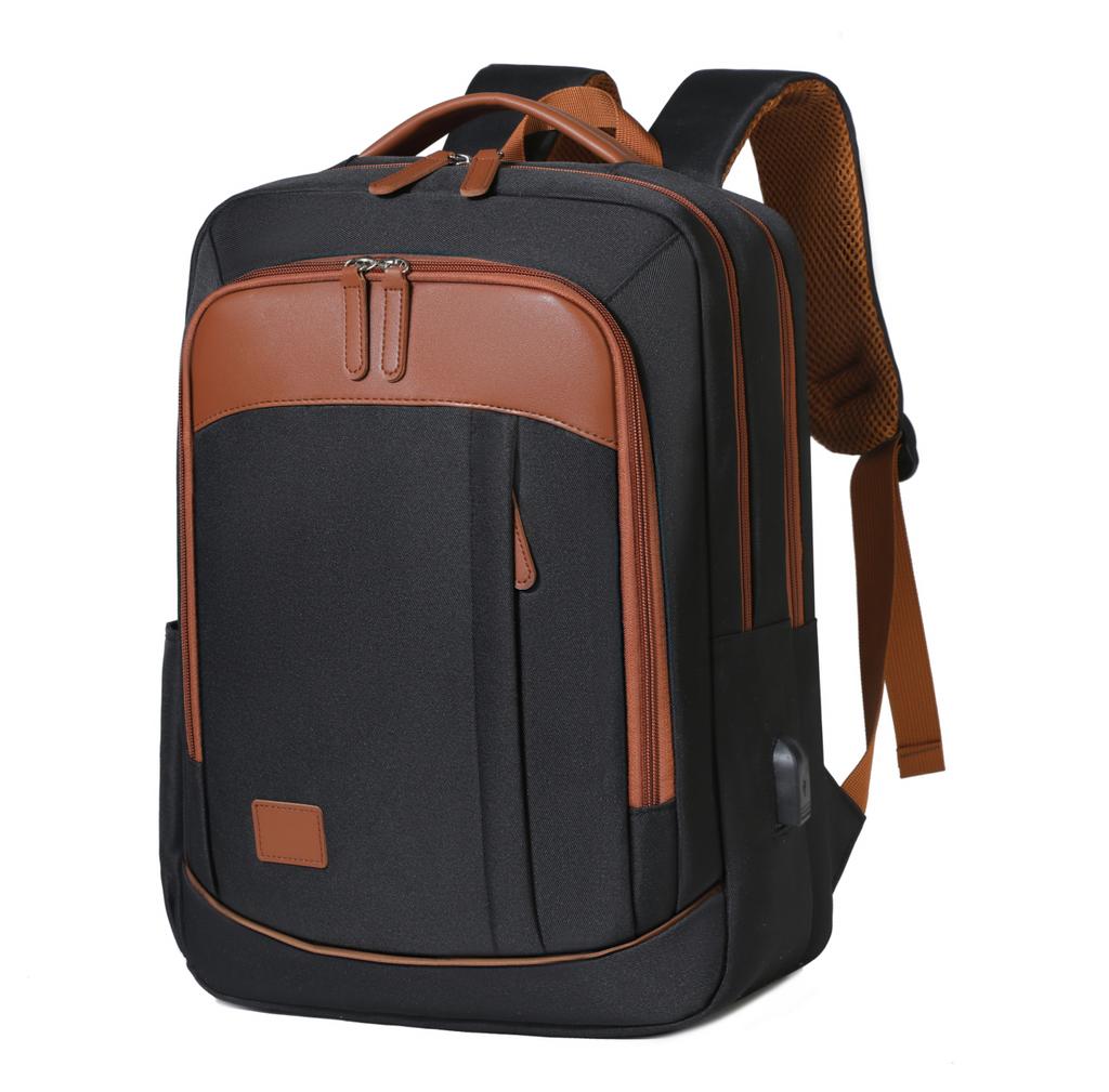 Unisex Large Capacity Laptop Backpack – Lightweight & Stylish Carry-On Bag for Business Trips & Commute