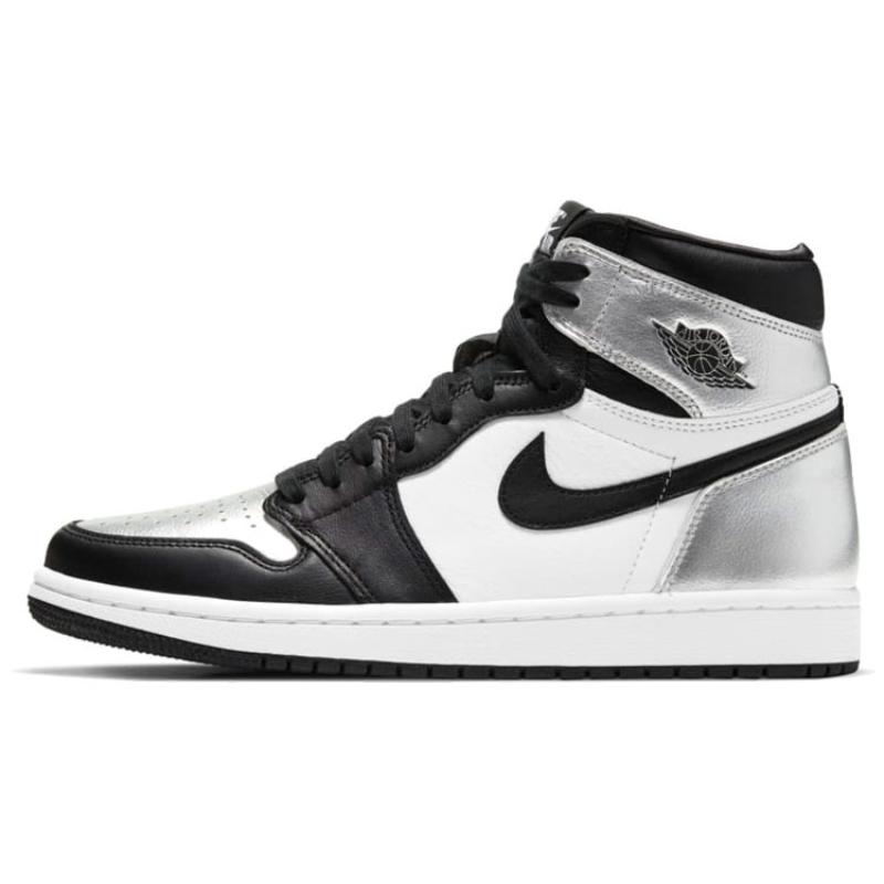 

Женские кроссовки Air Jordan 1 Retro High Og Silver Toe Jordan CD0461-001 36.5