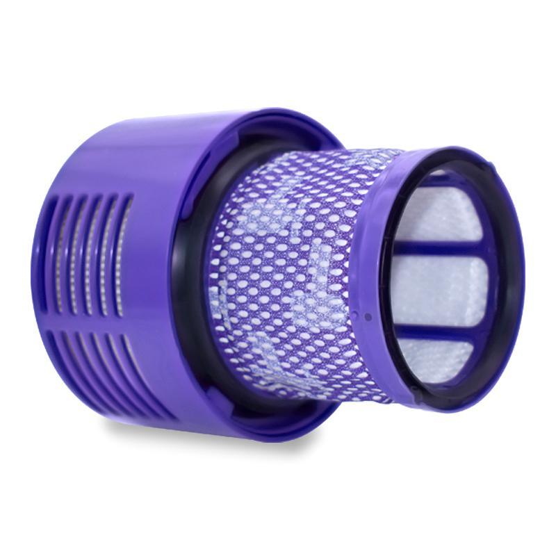 3Pcs Filter for Dyson Cyclone V10 Animal/V10 Absolute/V10 Total Clean/V10 Fluffy (SV12) Vacuum Cleaner Replacement Post Filters with Brush