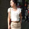 1pcs Woman Summer Korean Ruffled Shirt Lady Chiffon Lotus Leaf Sleeves Turndown Collar Slim Fit Shirt Female Business Attire Top