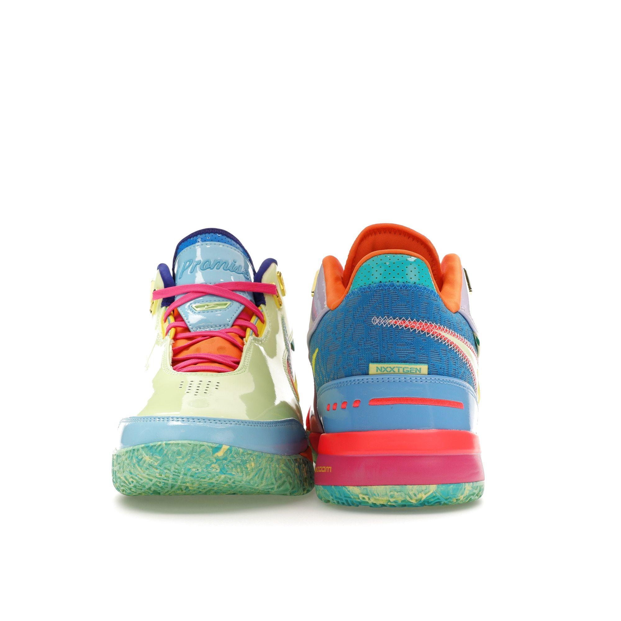 Мужские кроссовки Nike Zoom LeBron NXXT Gen Ampd IPS I Promise Multi-Color Violet-Mist — фото 6