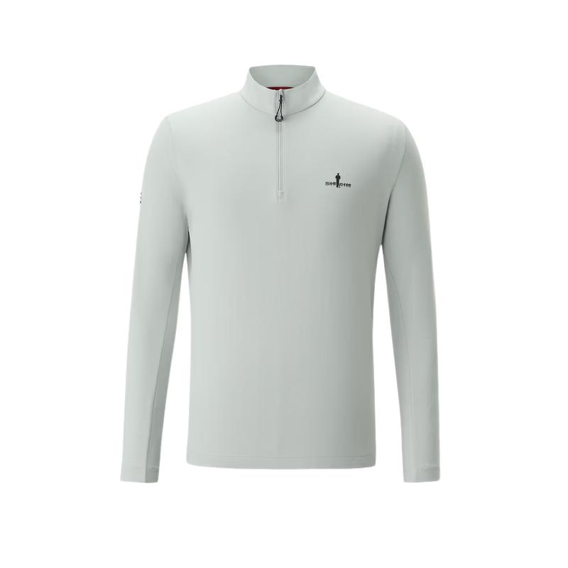 Men s Tech Cotton Sun Protection Long Sleeve Stand Collar T-Shirt L