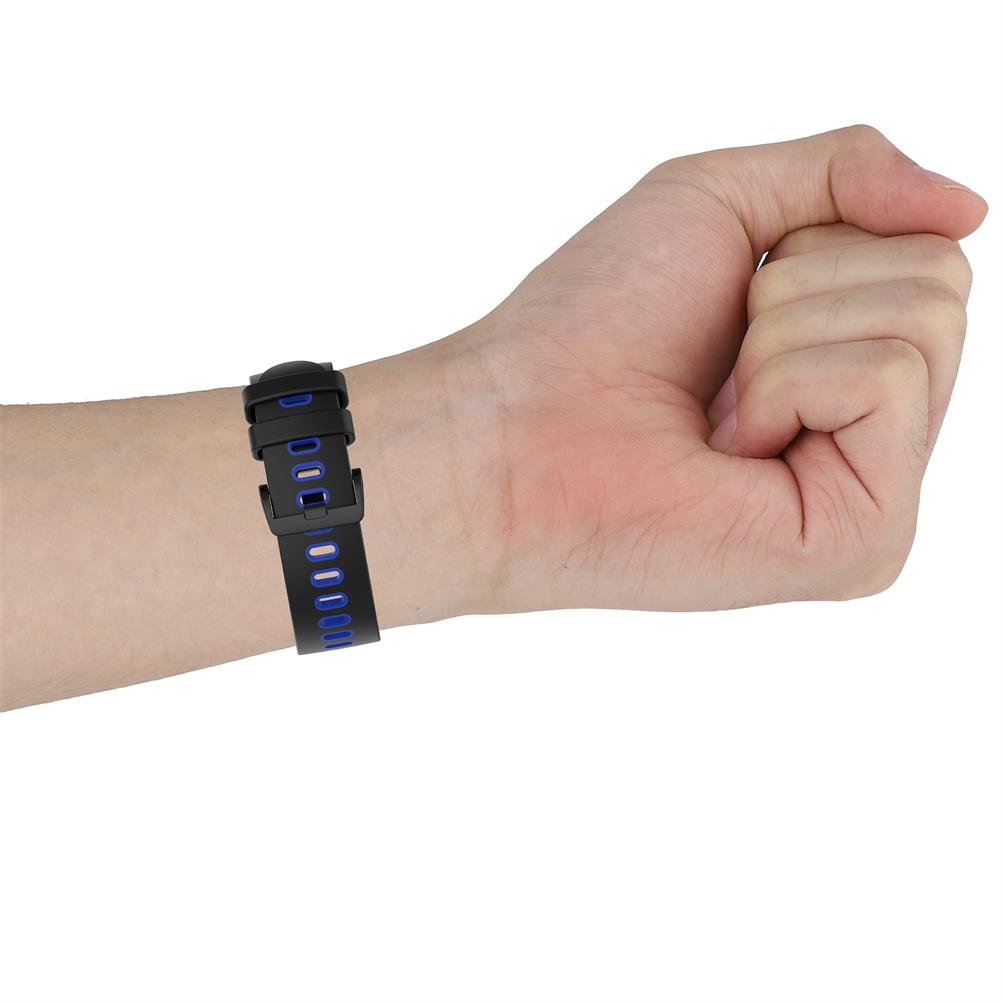 Replacement Straps Compatible for Garmin Fenix 7S 6S 6S Pro 5S 5S Pro Dual Color Watch Silicone Strap with Tool