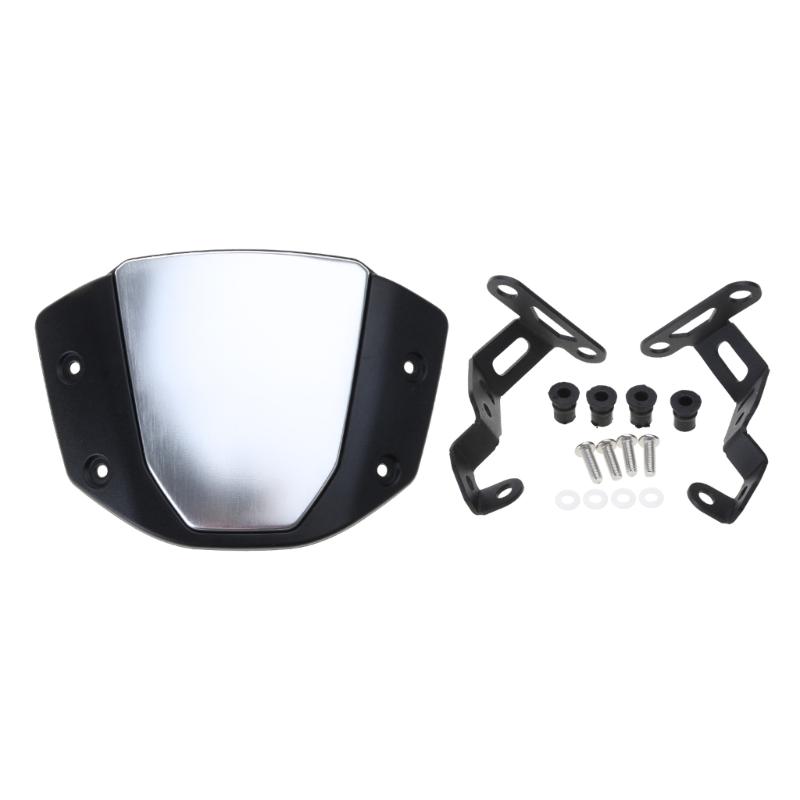 Motorcycle Cruiser Windshield Windscreen with Mounting Kit for CB650R 2019-2021 CB1000R 2018-2021