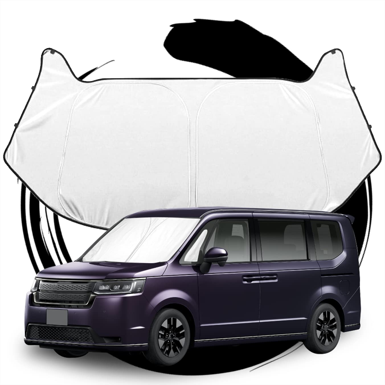 

ruiya Улучшенный 2022 Honda Stepwagon 6-го поколения RP6 RP7 RP8 Эксклюзивный солнцезащитный козырек на лобовое стекло RP Series Stepwagon Air Stepwagon Spada Автомобиль серый