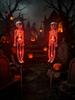 Xiaomi 2PC/Set Halloween Outdoor Solar Garden Lights Waterproof 3D Horror Bat Skeleton Purple Orange Stake Lights House Party Decor