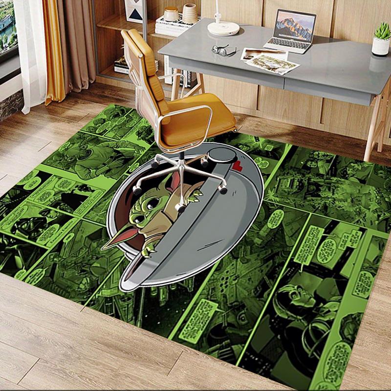 Baby Yoda Pod Carpet For Playroom Bedroom Living Room Sofa Home Decorkids Game Area Rug Nonslip Floor Mat