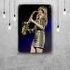 Candy Dulfer Metal Signs Wall Decor Vintage Tin Signs Captain Metal Poster Decor for Bar Pub Club Wall Decoration