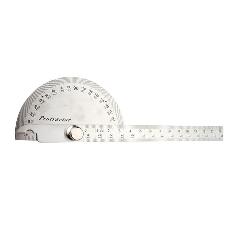 Precisions Protractors 90X150 90X200 with Clear Scale Angled Rulers for Builders and Craftsmen 1