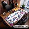 Fish Ocean Theme Custom Mouse Pad Personalized With Name Text Customized Desk Mat For Office Home Decor