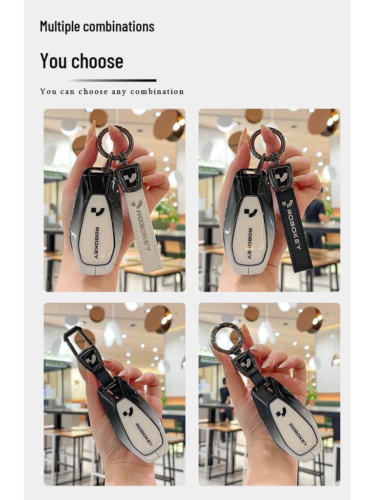 Ji Yue 01 Key Case 2023: Premium Metal Shell NFC Car Accessory