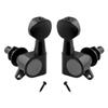 6Pcs Guitar String Tuning Pegs 3R+3L Tuner Machine Heads 1:14 Ratio Guitar Tuning Tuners Head Replacement with Screws