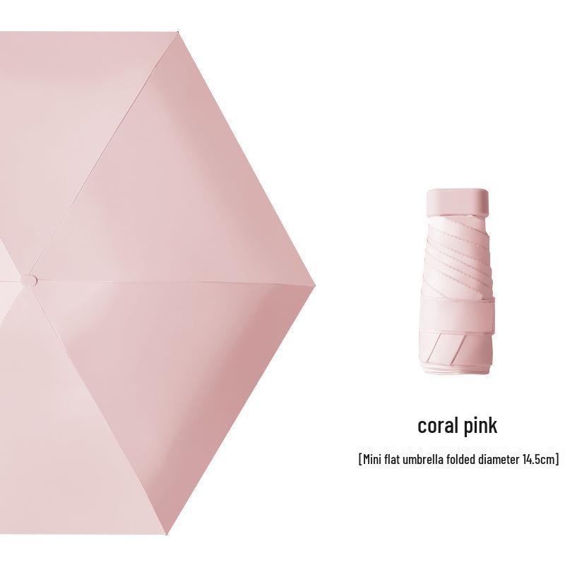 40% Off Compact Capsule Umbrella – Sunshade & UV Protection, Rain or Shine