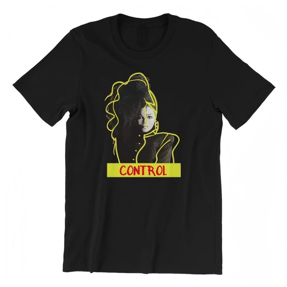 Control Janet Jackson Line Art T-Shirt M