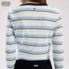 Teenie Weenie Women's Bear Letter Stripe T-Shirt