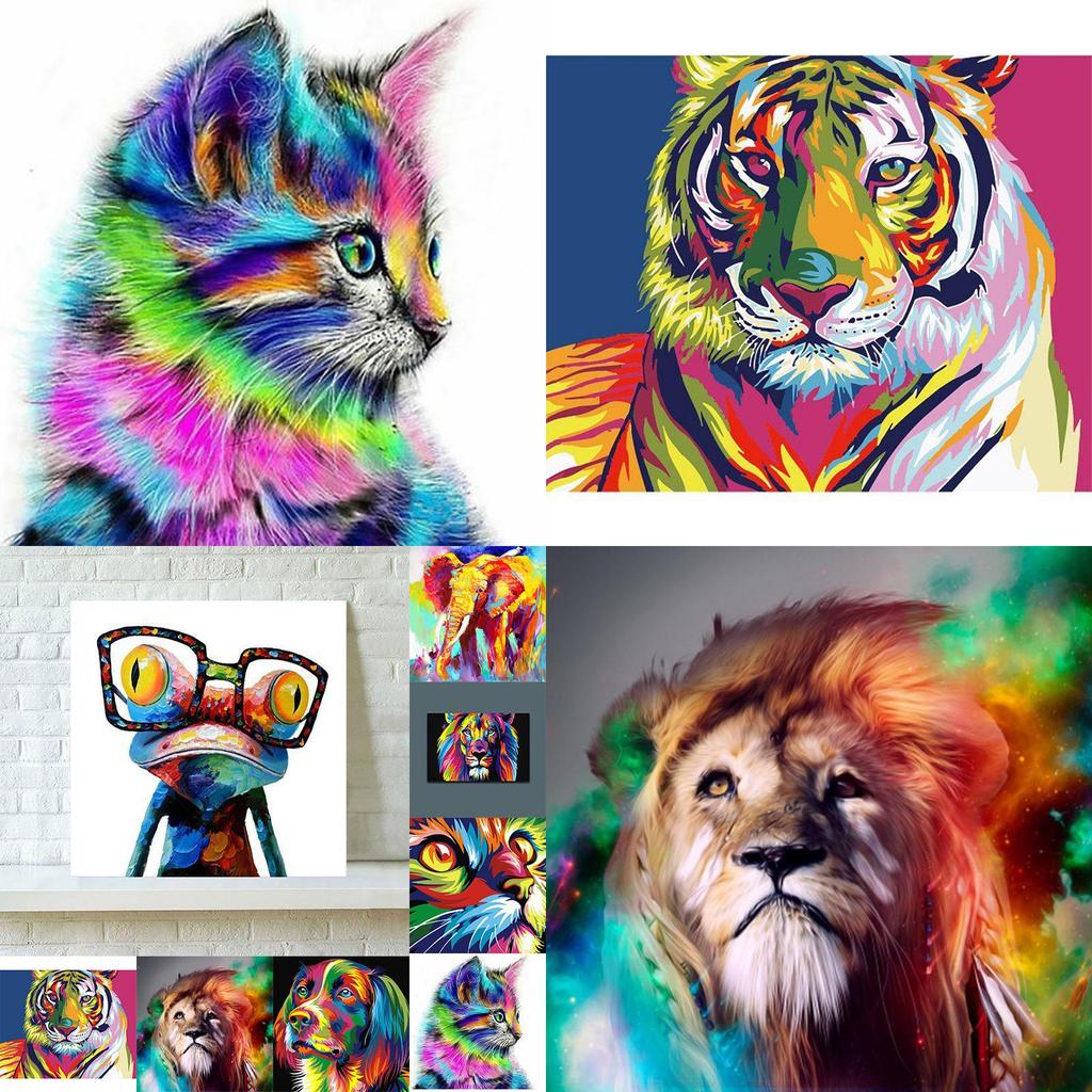 Stunning Animals Pictures Oil Painting Canvas Art For Elegant Home Decoration